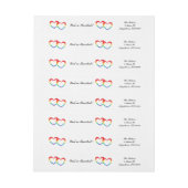 "Rainbow Double Hearts", omwikkeling rond Adreseti (Vel)