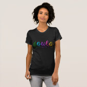 Rainbow Doula-ontwerp T-shirt (Voorkant volledig)