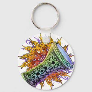 Rainbow Doumbek Sleutelhanger