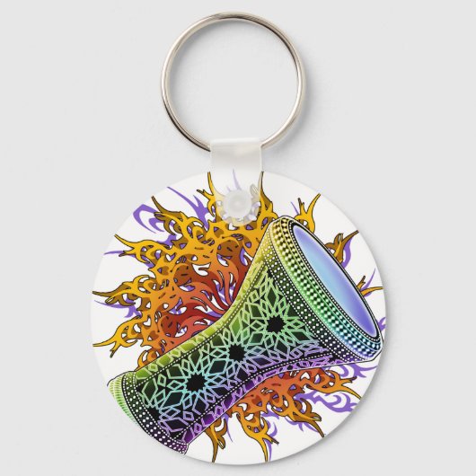 Rainbow Doumbek Sleutelhanger (Voorkant)
