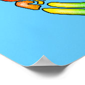 Rainbow Dove of Peace Poster (Hoek)