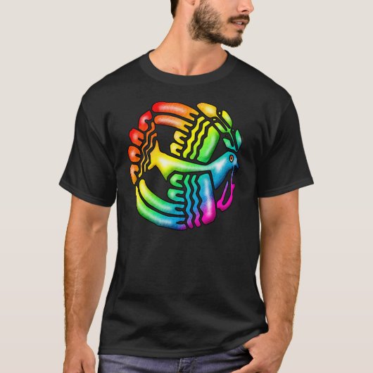 Rainbow Dove of Peace T-shirt (Voorkant)