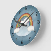 Rainbow Dove Wall klok (Hoek)