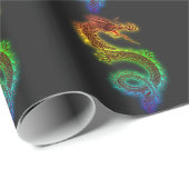 Rainbow Dragon Cadeaupapier (Rol Hoek)