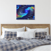 Rainbow Dragon Canvas Afdruk (Insitu (Slaapkamer))