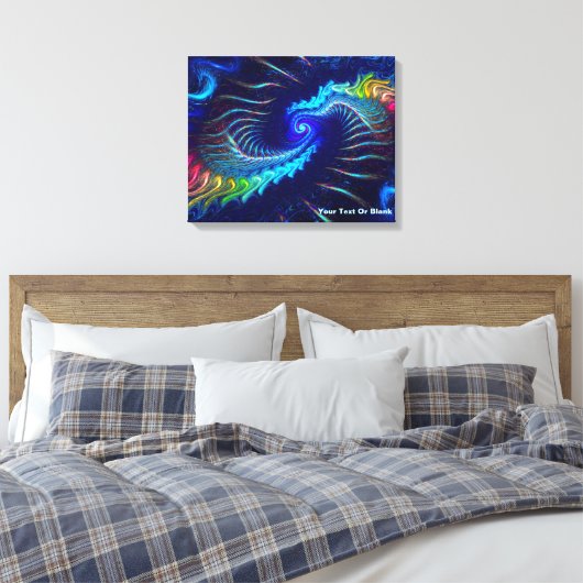 Rainbow Dragon Canvas Afdruk (Insitu (Slaapkamer))