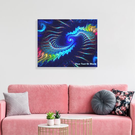 Rainbow Dragon Canvas Afdruk (Insitu (Woonkamer))