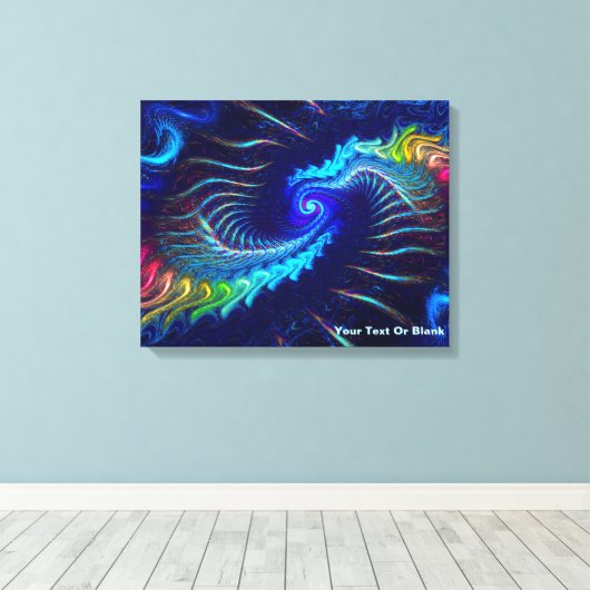 Rainbow Dragon Canvas Afdruk (Insitu (Houten vloer))