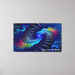 Rainbow Dragon Canvas Afdruk