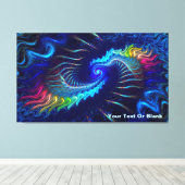 Rainbow Dragon Canvas Afdruk (Insitu (Houten vloer))