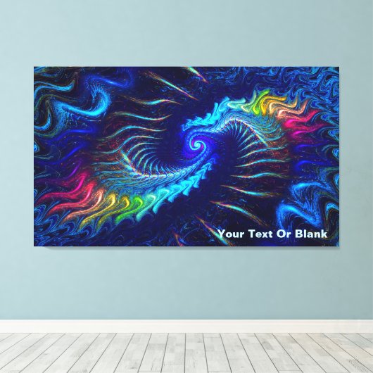 Rainbow Dragon Canvas Afdruk (Insitu (Houten vloer))