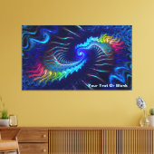 Rainbow Dragon Canvas Afdruk (Insitu (Woonkamer))