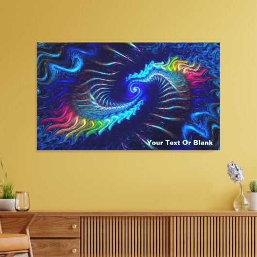 Rainbow Dragon Canvas Afdruk (Insitu (Woonkamer))
