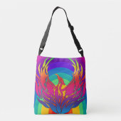 Rainbow Dragon Crossbody Tas (Achterkant)