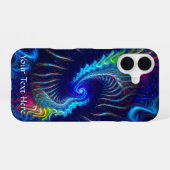 Rainbow Dragon iPhone 16 Hoesje (Achterkant horizontaal)