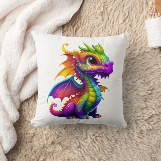 Rainbow Dragon Kussen (Deken)