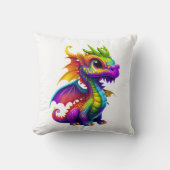 Rainbow Dragon Kussen (Voorkant)