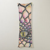 Rainbow Dragon Lichaamskussen (Achterkant (Verticaal))