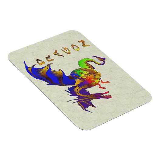 Rainbow Dragon Magneet (Rechterzijde)