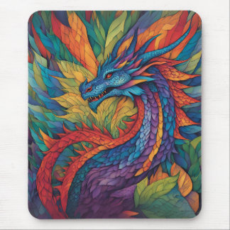 Rainbow Dragon Mousepad Muismat