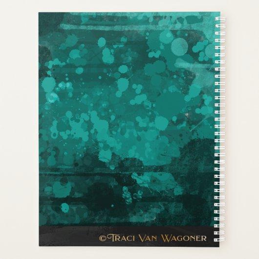 Rainbow Dragon Planner (Achterkant)