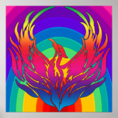 Rainbow Dragon Poster (Voorkant)