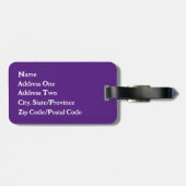 Rainbow Dragon Scales Bagagelabel (Achterkant horizontaal)