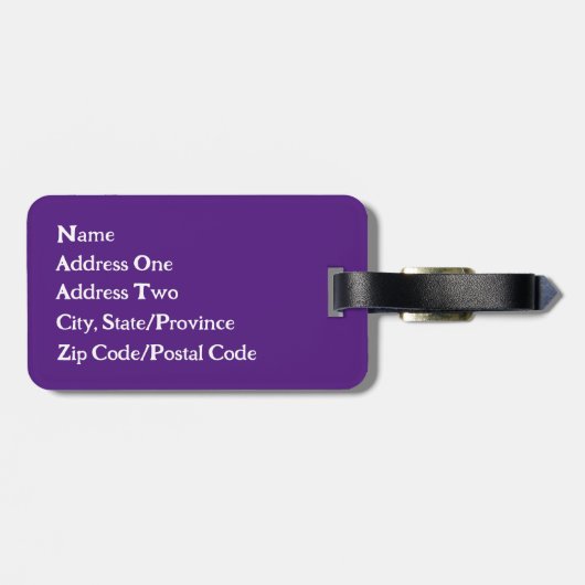 Rainbow Dragon Scales Bagagelabel (Achterkant horizontaal)