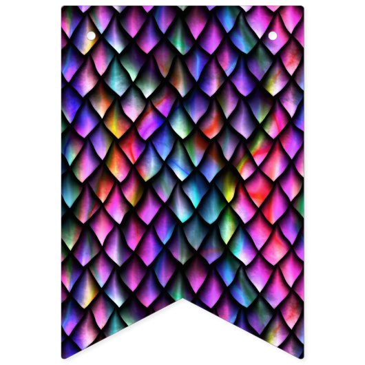 Rainbow Dragon Scales Banner (Tweede vlag)