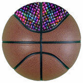 Rainbow Dragon Scales Basketball Basketbal (Rechts)