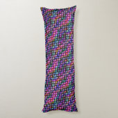 Rainbow Dragon Scales Body Pillow Lichaamskussen (Achterkant (Verticaal))