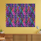 Rainbow Dragon Scales Canvas afdrukken (Insitu (Woonkamer))