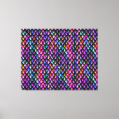Rainbow Dragon Scales Canvas afdrukken (Voorkant)