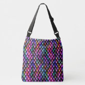 Rainbow Dragon Scales Cross-body Bag Crossbody Tas (Voorkant)
