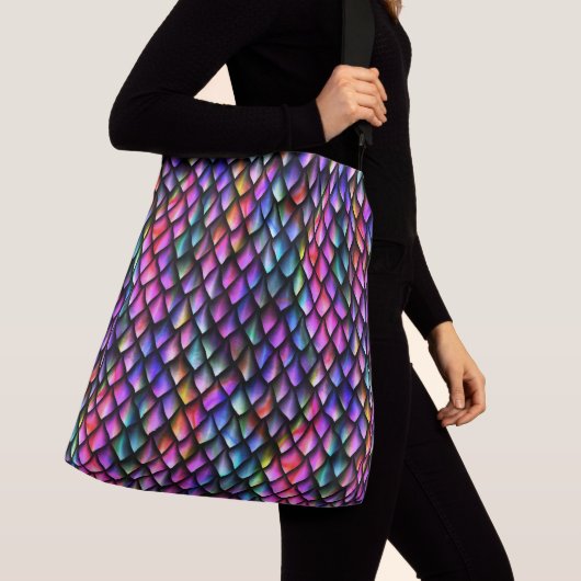 Rainbow Dragon Scales Cross-body Bag Crossbody Tas (Dichtbij)