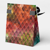 Rainbow Dragon Scales Gouden Verjaardag Dank u Bedankdoosjes (Achterkant)