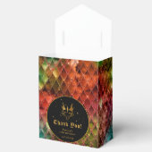 Rainbow Dragon Scales Gouden Verjaardag Dank u Bedankdoosjes (Geopend)