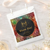 Rainbow Dragon Scales Gouden Verjaardag Dank u Bedankzakje (Geknipt)