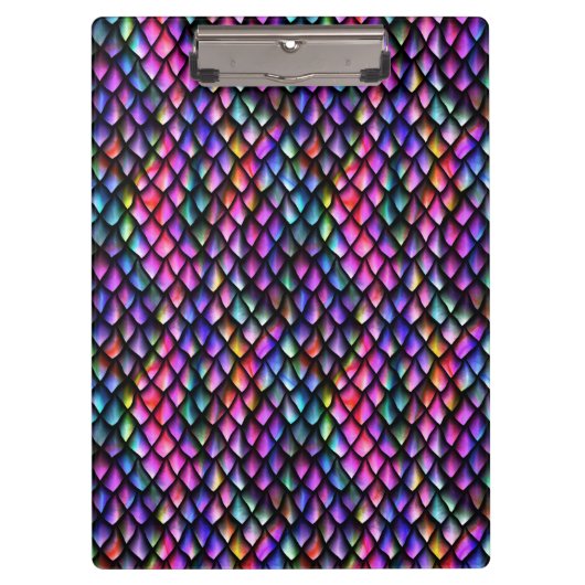 Rainbow Dragon Scales Klembord (Voorkant)