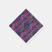Rainbow Dragon Scales Paper Napkins Servet (Hoek)