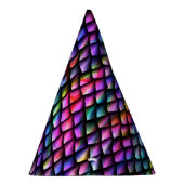 Rainbow Dragon Scales Party Pet Feesthoedjes (Rechts)