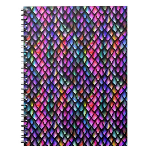 Rainbow Dragon Scales Photo Notitieboek (Voorkant)