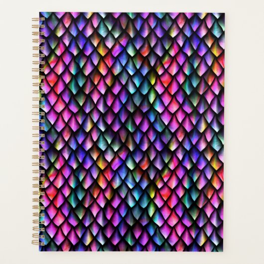 Rainbow Dragon Scales Planner (Voorkant)