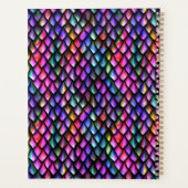 Rainbow Dragon Scales Planner (Achterkant)