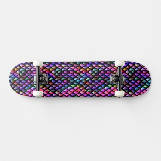 Rainbow Dragon Scales Skateboard (Horizontaal)
