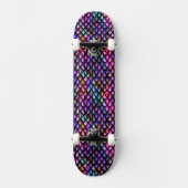 Rainbow Dragon Scales Skateboard (Voorkant)