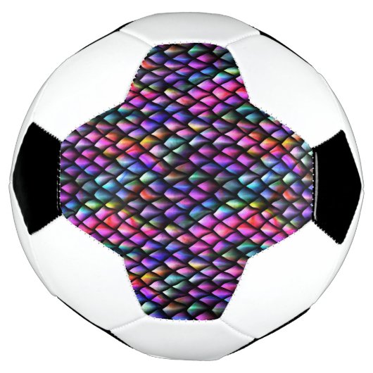 Rainbow Dragon Scales Voetbal (Gedraaid)