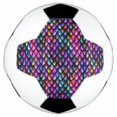 Rainbow Dragon Scales Voetbal (Voorkant)