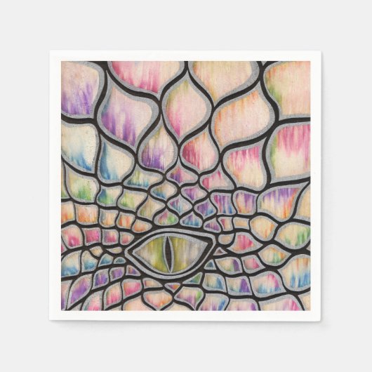 Rainbow Dragon Servet (Voorkant)