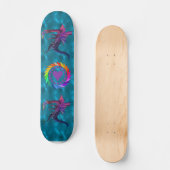 Rainbow Dragon Skateboard (Voorkant)